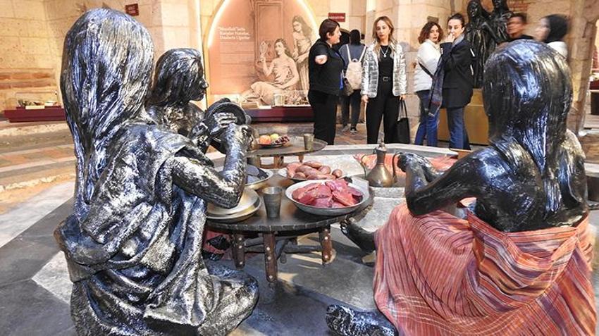Gaziantep'te hamam kültürünü yansıtan Hamam Müzesi'ne yoğun ilgi! 'ilk kez görüyorum'