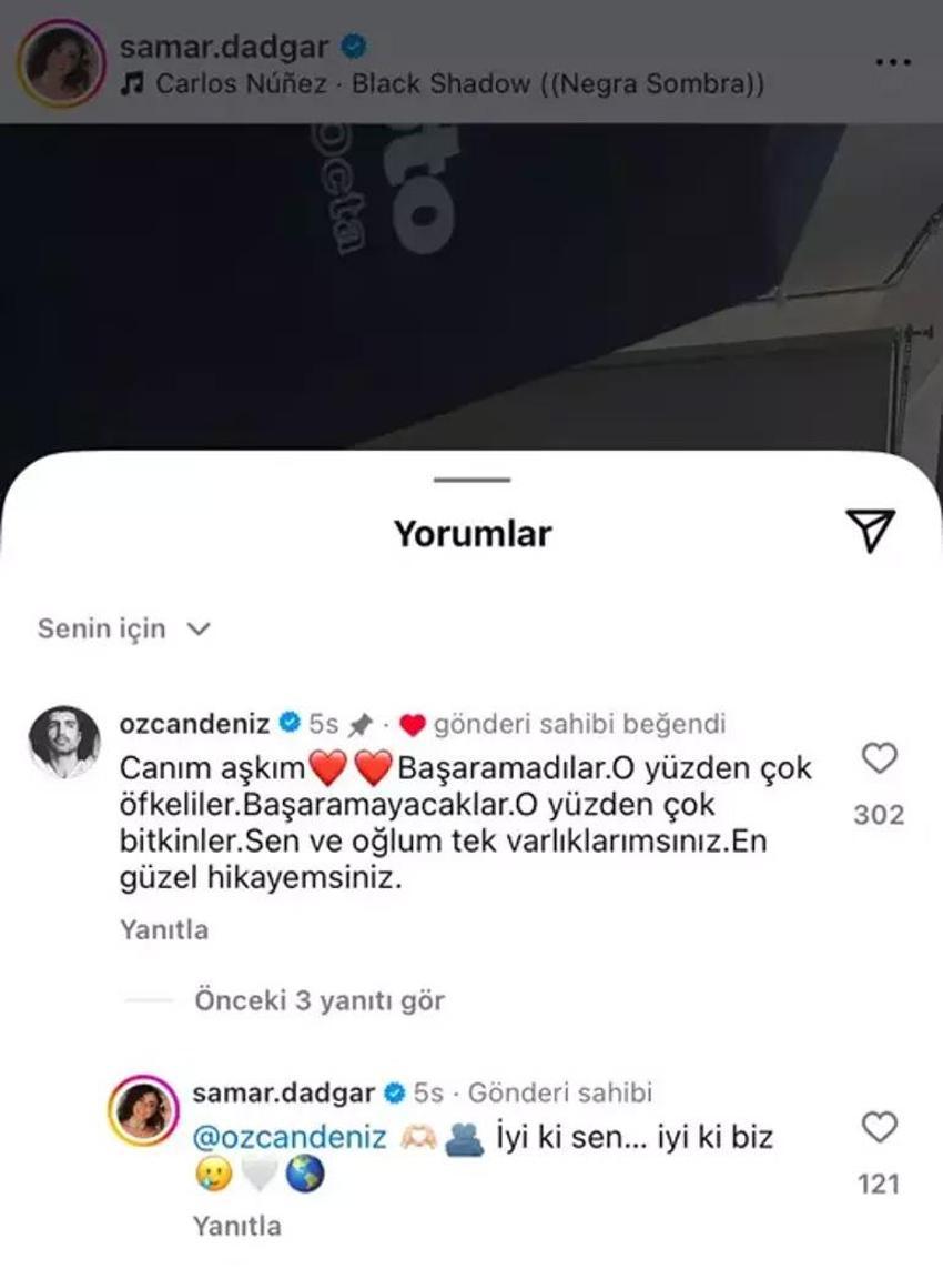 Eşi Dadgar paylaştı, Özcan Deniz'den yorum gecikmedi: 'Başaramadılar'
