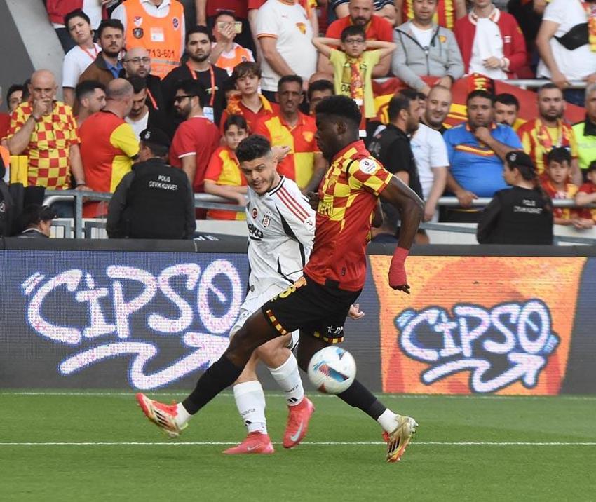 Göztepe Beşiktaş: 1-1!Kara Kartal attı kaçamadı