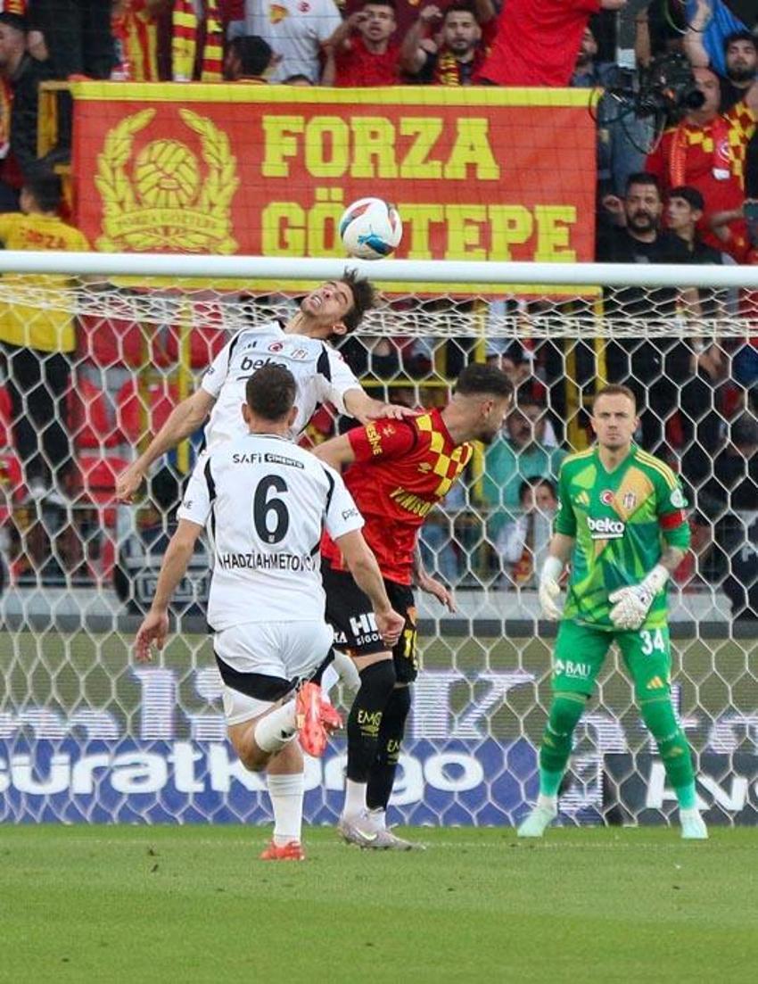 Göztepe Beşiktaş: 1-1!Kara Kartal attı kaçamadı