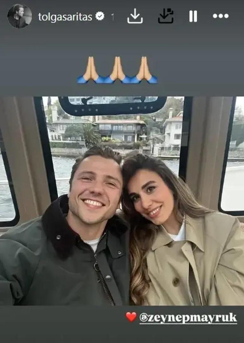 Tolga Sarıtaş ve Zeynep Mayruk'tan güzel haber! İlk paylaşım geldi