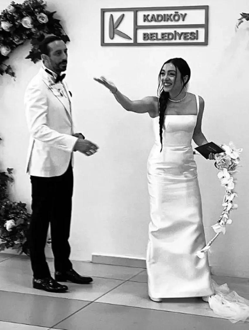 Merve Dizdar, eşi için romantik bir mesaj  paylaştı!