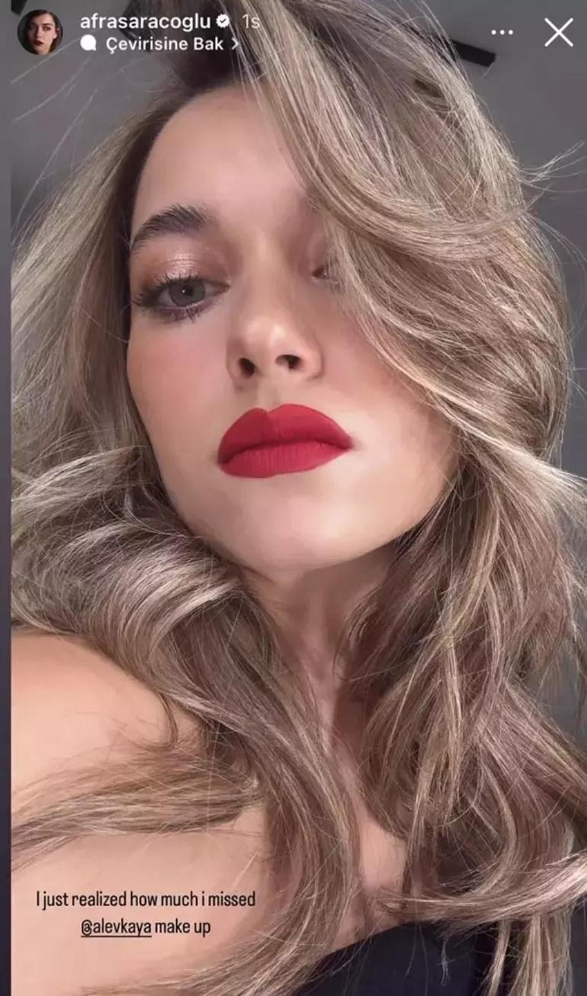 Afra Saraçoğlu imaj değiştirdi! Değişime saçlarından başladı