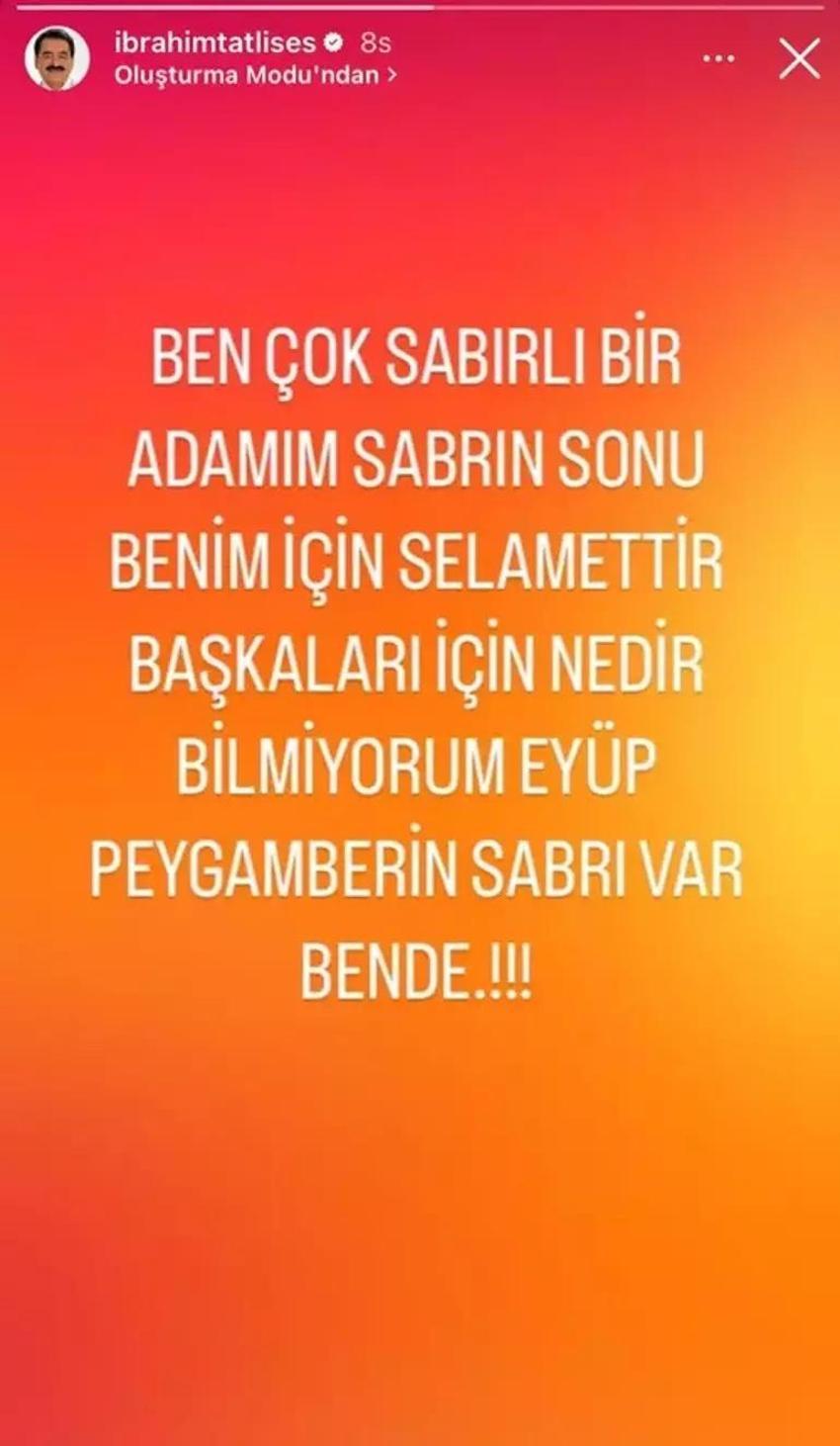 İbrahim Tatlıses Hülya Avşar'a itiraf etti, sosyal medyada paylaştı!