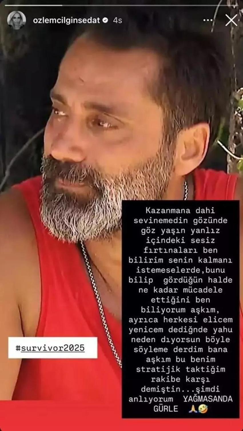 Survivor'da düelloyu kazandı, eşi sosyal medyaya koştu!
