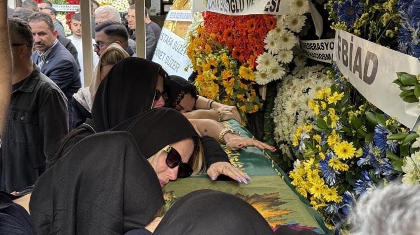 Bülent Uygun'un kızı Almina Tude Uygun gözyaşları içerisinde son yolculuğuna uğurladı