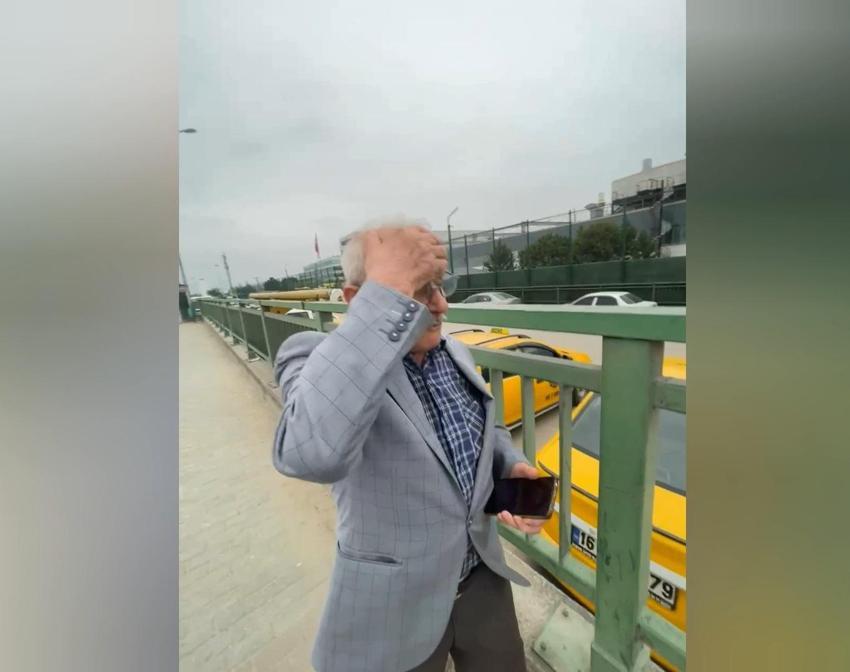 Eşini otobüste unuttu panik anlarını torunu kaydetti! Dede-torun arasındaki gülümseten diyalog görüntülere yansıdı