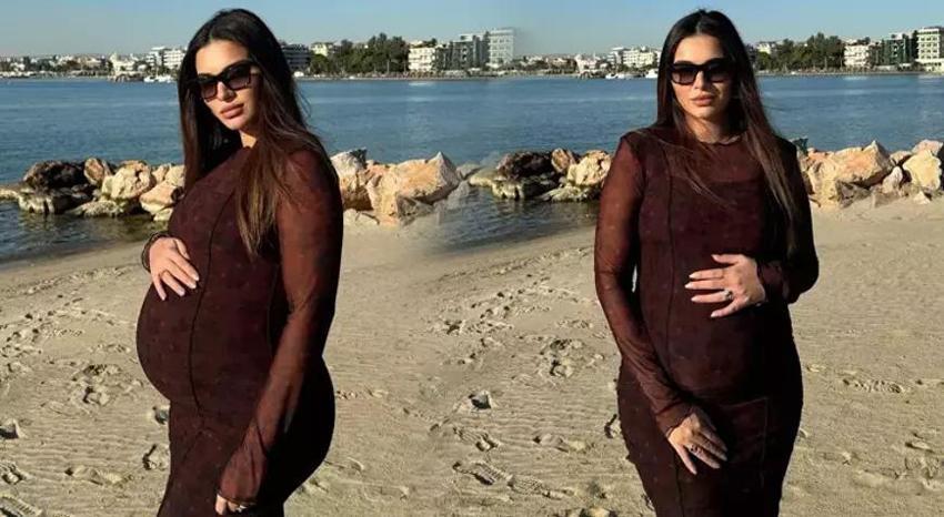 Melisa Aslı Pamuk'un bebeği Mylan Yazıcı 3 aylık oldu