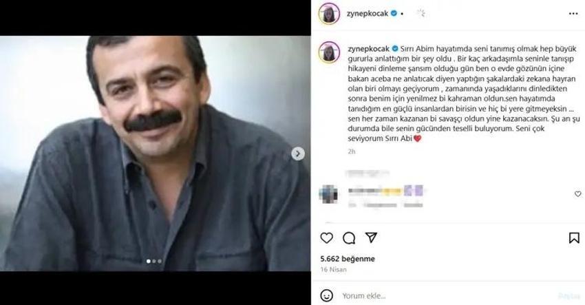 Ünlü isimlerden Sırrı Süreyya Önder'e veda: Çok erken gittin abi