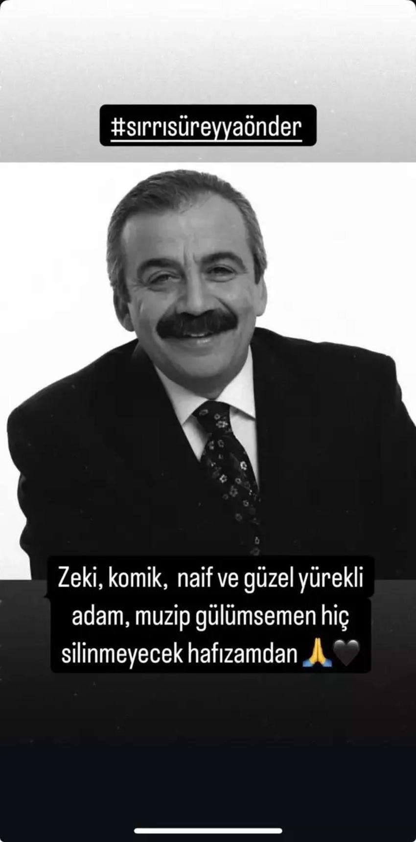 Ünlü isimlerden Sırrı Süreyya Önder'e veda: Çok erken gittin abi