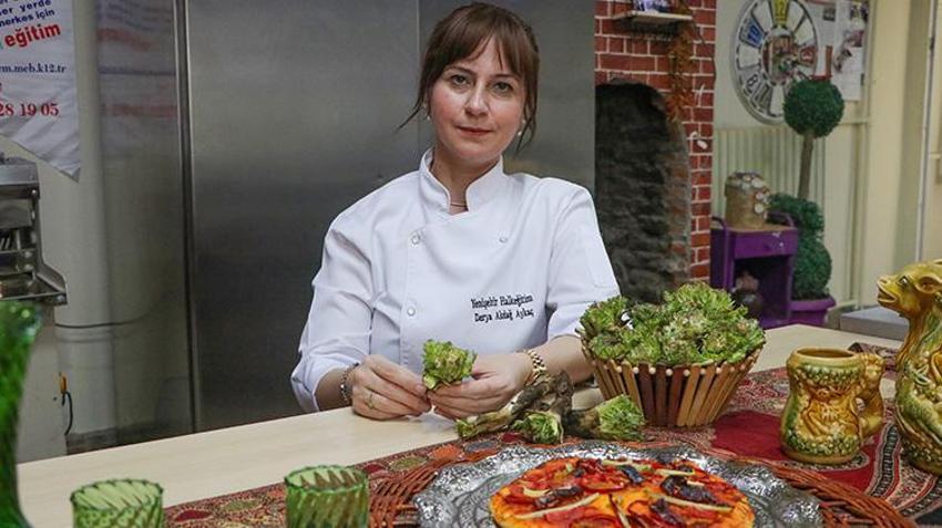 Diyarbakır'ın pizzası işte böyle olur! Kenger pizzaya da girdi