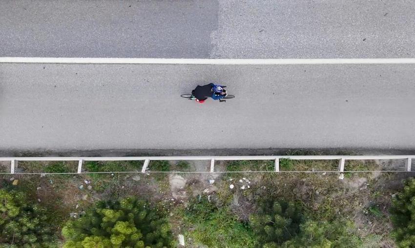 19 Mayıs için pedal çeviriyor! Çanakkale Şehitliği'nden aldığı toprağı Samsun'a bisikletle getiriyor