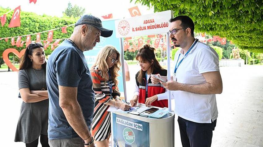 Adana'da "İdeal Kilonu Öğren, Sağlıklı Yaşa" kampanyası sürüyor