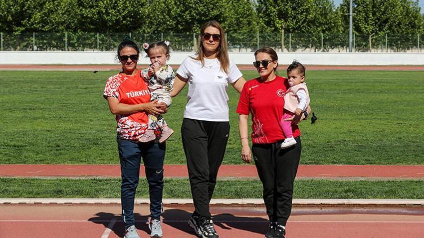 Diyarbakır'ın süper anneleri: Hem şampiyon yetiştiriyor hem bebek büyütüyorlar! 'Çocuğum sahada büyüdü'