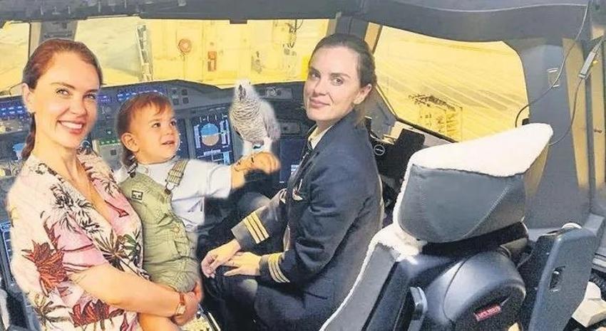 Dünyanın en büyük yolcu uçağını kullanan ilk Türk kadın pilot oldu! Tek mesaj gönderdi
