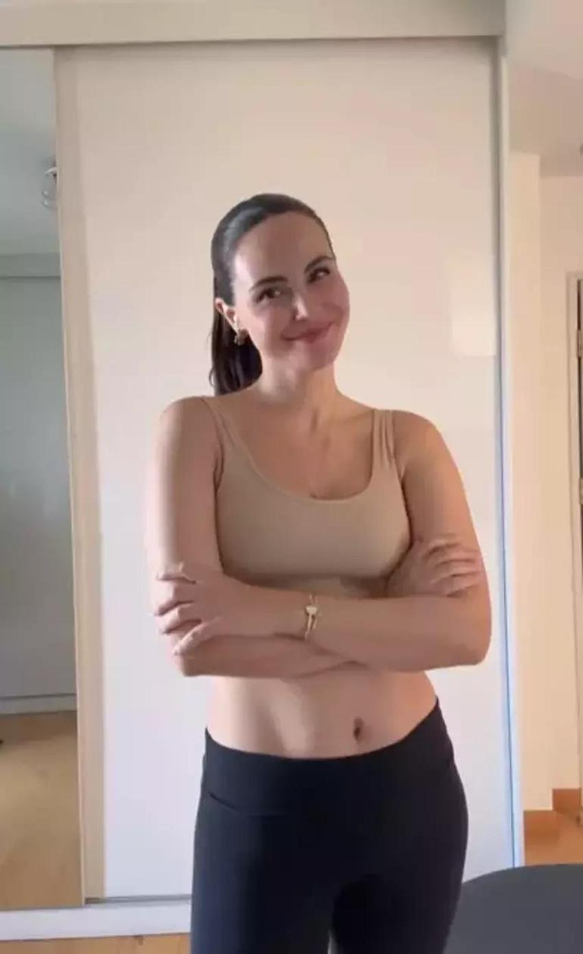 Zeynep Demirel karnını dümdüz yapan hareketi açıkladı!