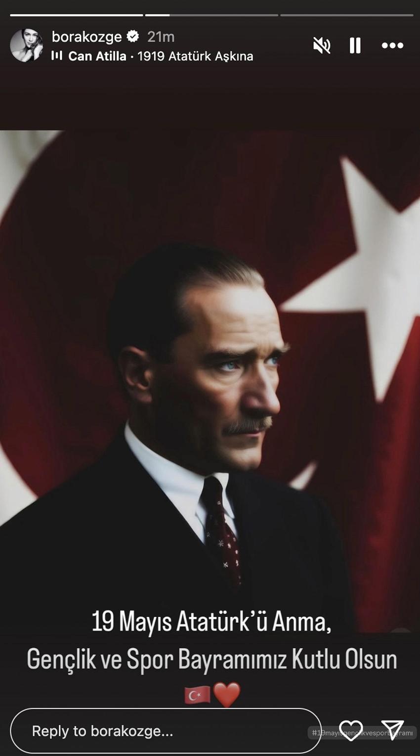 Ünlü İsimlerden 19 Mayıs Atatürk'ü Anma, Gençlik ve Spor Bayramı Coşkusu: Sosyal medyadan paylaşımlarla kutladılar