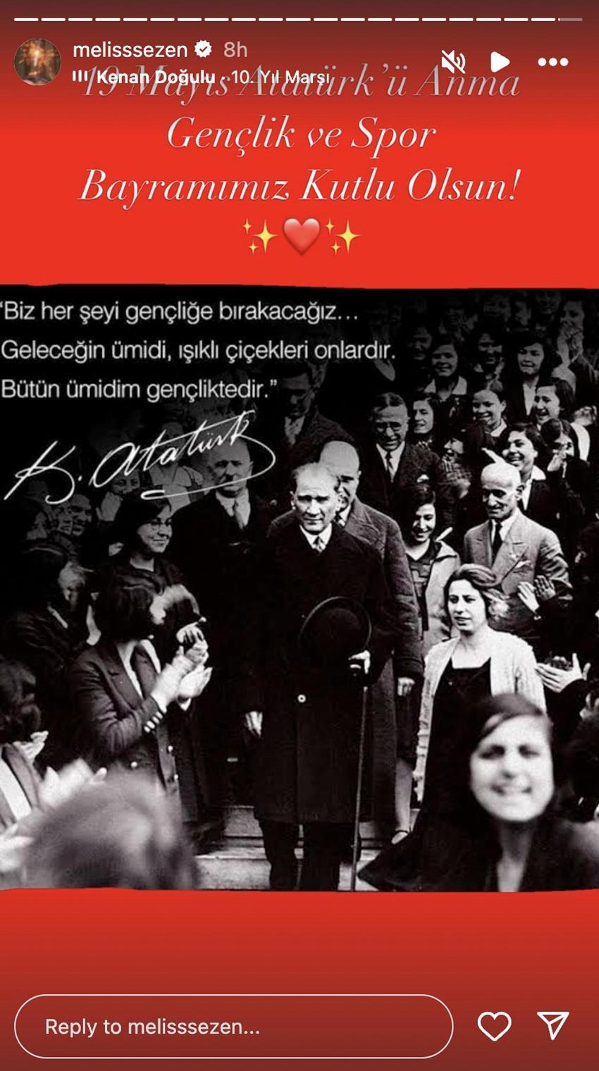 Ünlü İsimlerden 19 Mayıs Atatürk'ü Anma, Gençlik ve Spor Bayramı Coşkusu: Sosyal medyadan paylaşımlarla kutladılar