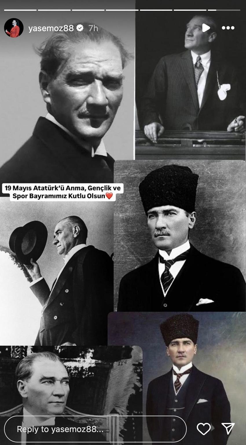 Ünlü İsimlerden 19 Mayıs Atatürk'ü Anma, Gençlik ve Spor Bayramı Coşkusu: Sosyal medyadan paylaşımlarla kutladılar