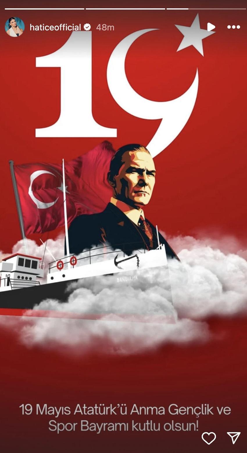 Ünlü İsimlerden 19 Mayıs Atatürk'ü Anma, Gençlik ve Spor Bayramı Coşkusu: Sosyal medyadan paylaşımlarla kutladılar