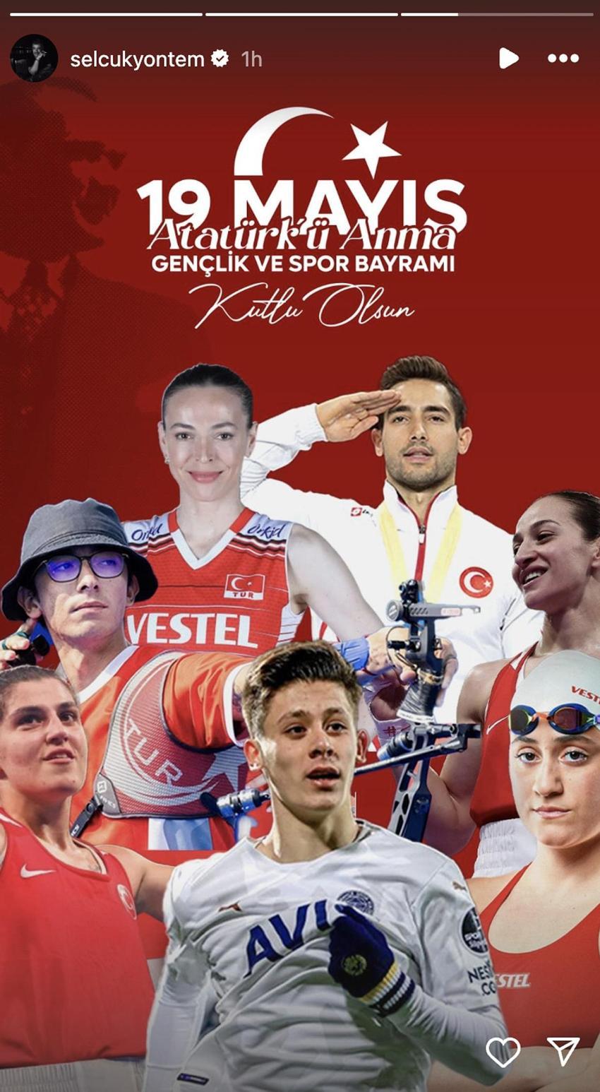 Ünlü İsimlerden 19 Mayıs Atatürk'ü Anma, Gençlik ve Spor Bayramı Coşkusu: Sosyal medyadan paylaşımlarla kutladılar