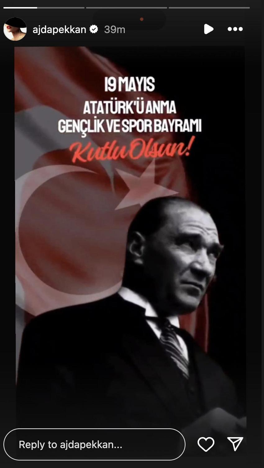 Ünlü İsimlerden 19 Mayıs Atatürk'ü Anma, Gençlik ve Spor Bayramı Coşkusu: Sosyal medyadan paylaşımlarla kutladılar