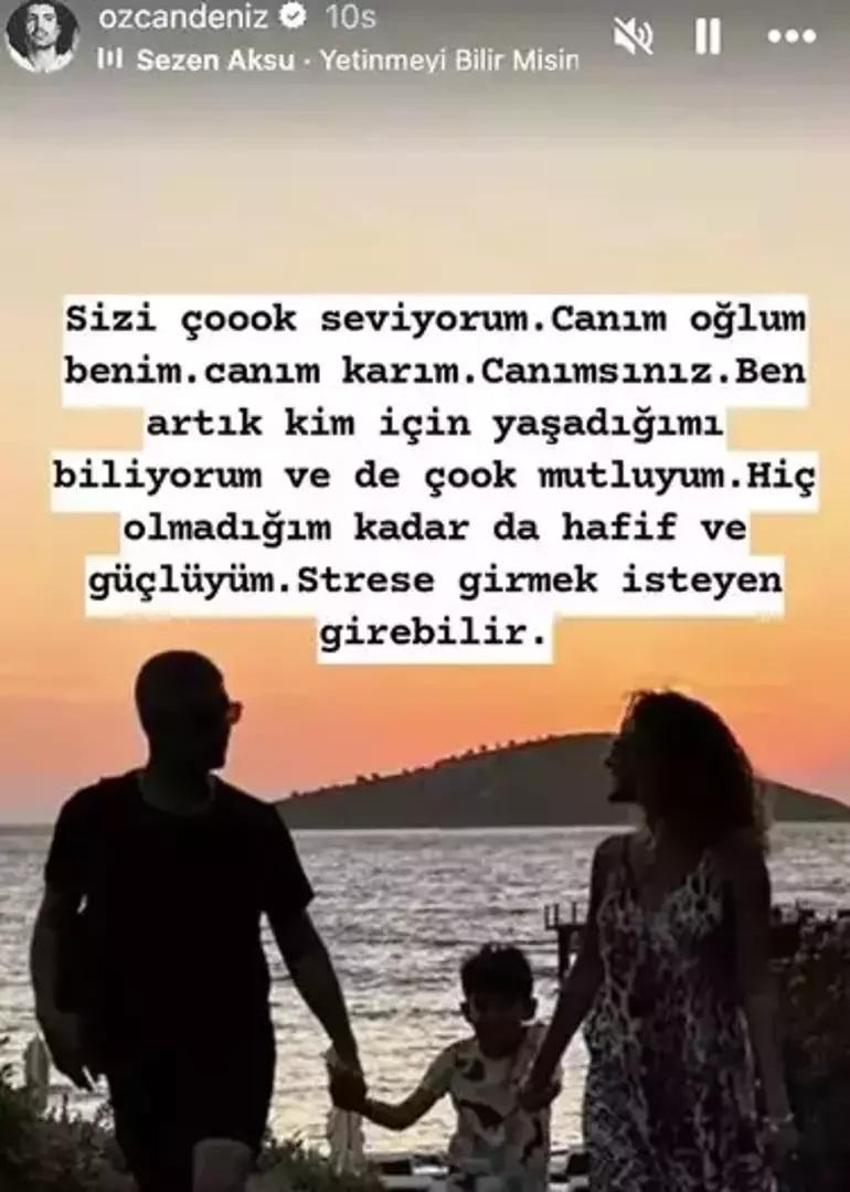 Ailesine göndermeli mesaj! Özcan Deniz doğum gününü kutladı