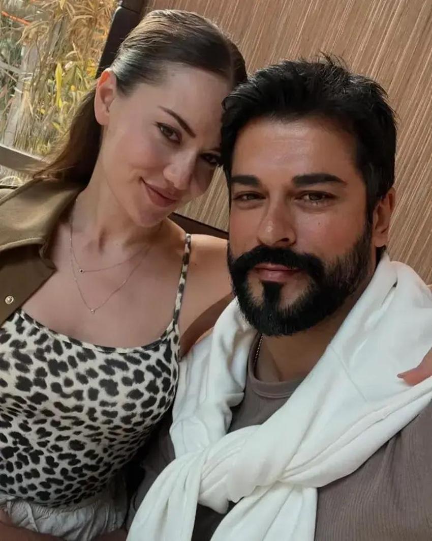 Burak Özçivit'ten aşk tazeleyen paylaşım! Eşi Fahriye Evcen'i kalp emojisiyle paylaştı, beğeni yağmuruna tutuldu