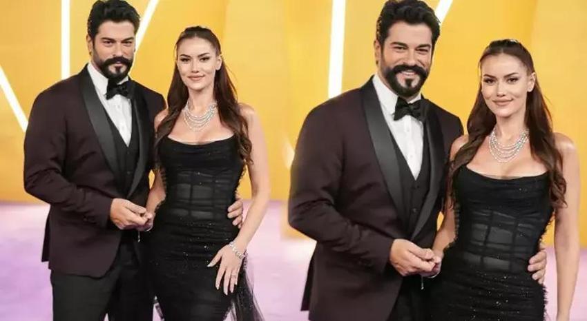 Burak Özçivit'ten aşk tazeleyen paylaşım! Eşi Fahriye Evcen'i kalp emojisiyle paylaştı, beğeni yağmuruna tutuldu