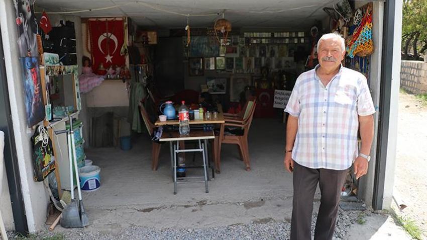 Köy garajını müzeye çevirdi, 40 yıllık birikimini sergiliyor! 'Maziyi burada yaşatıyorum'