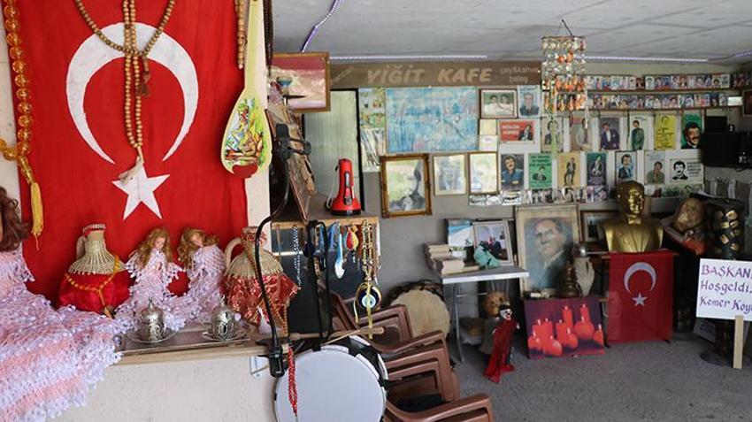 Köy garajını müzeye çevirdi, 40 yıllık birikimini sergiliyor! 'Maziyi burada yaşatıyorum'