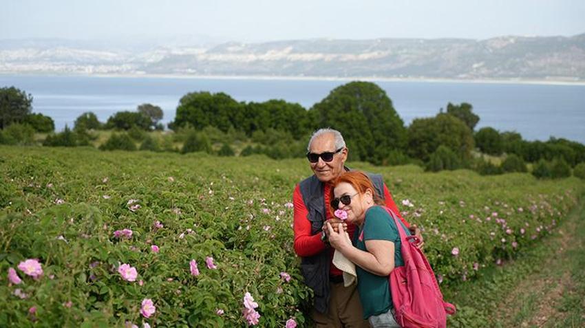 Böyle hasat görülmedi! Burdur'da başlayan hasat yerli ve yabancı turistlerin akınına uğradı