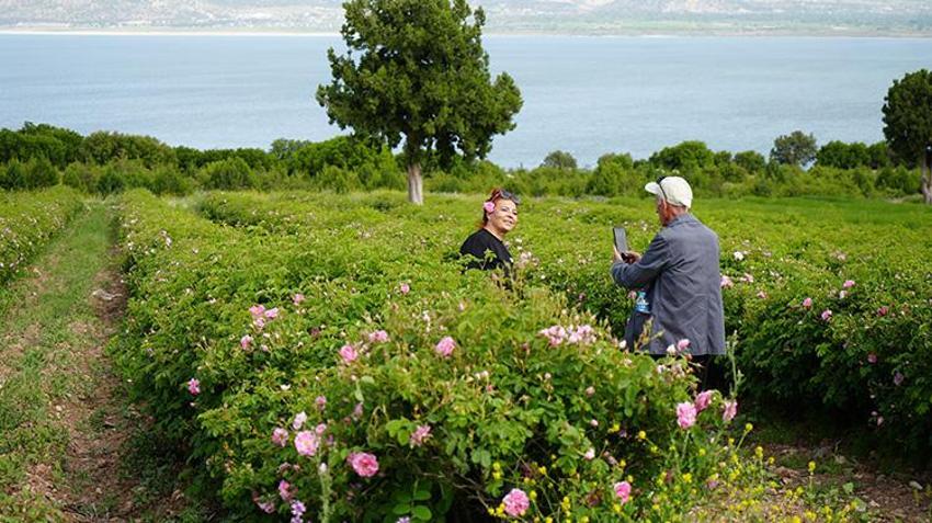 Böyle hasat görülmedi! Burdur'da başlayan hasat yerli ve yabancı turistlerin akınına uğradı