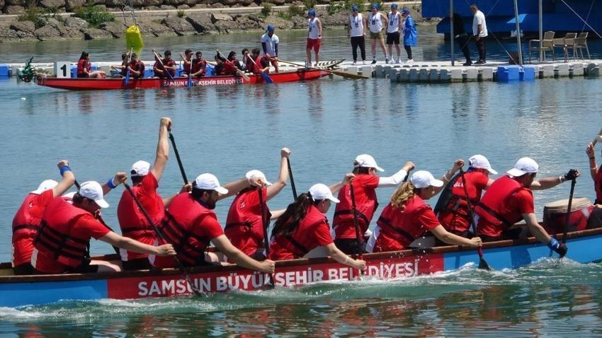 Samsun'da 'Uluslararası Su Sporları Festivali' düzenlendi