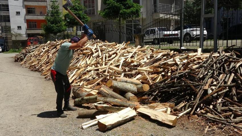 Dünyada hiçbir oduncu onun kadar kazanamaz! Trabzon'da 49 yaşında kendine odundan bir şehir kurdu 
