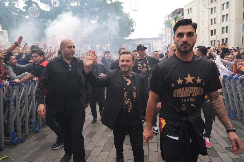Galatasaray, Yenikapı'da kupayı kaldırdı! İşte o muhteşem görüntüler