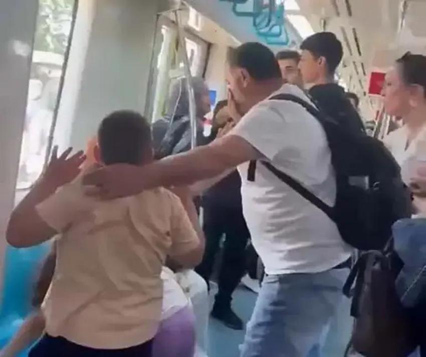 Marmaray'da iki çocuğunun önünde yumruklanmıştı! Babaya saldıran şüphelinin ifadesi ortaya çıktı