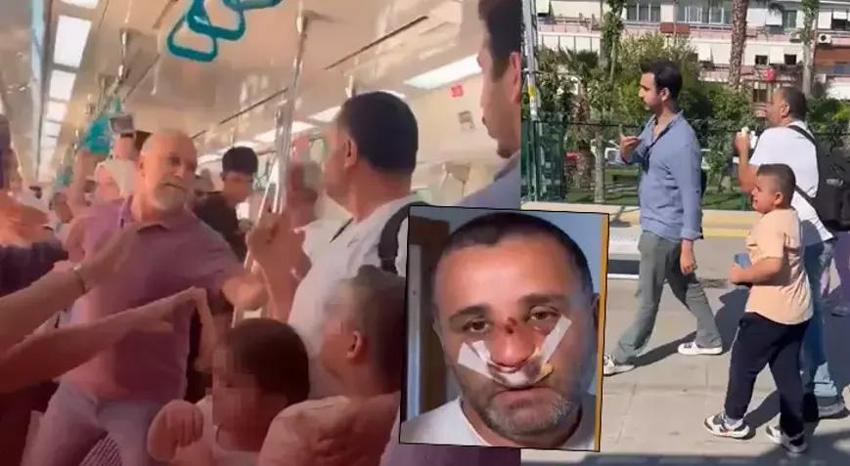 Marmaray'da iki çocuğunun önünde yumruklanmıştı! Babaya saldıran şüphelinin ifadesi ortaya çıktı