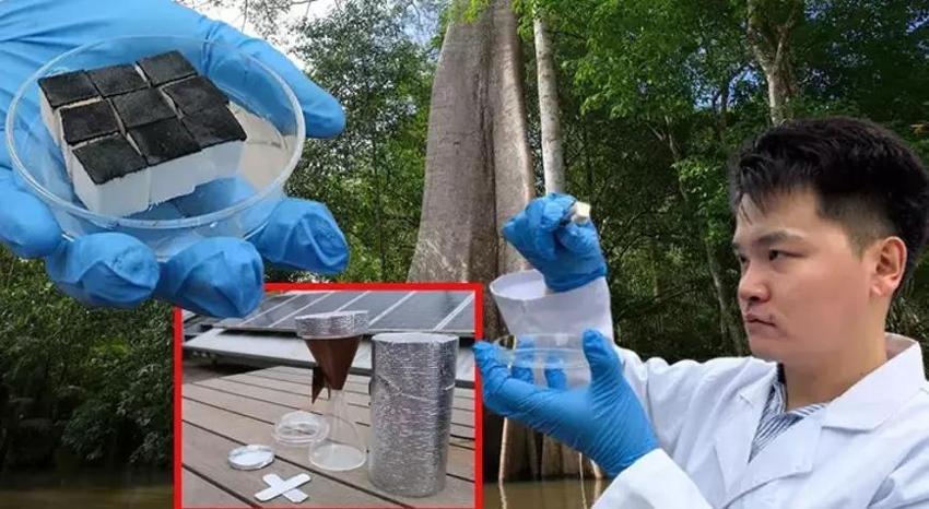 Minik sünger parçası sususluğu kökünden çözüyor! Depremde hayat kurtaracak