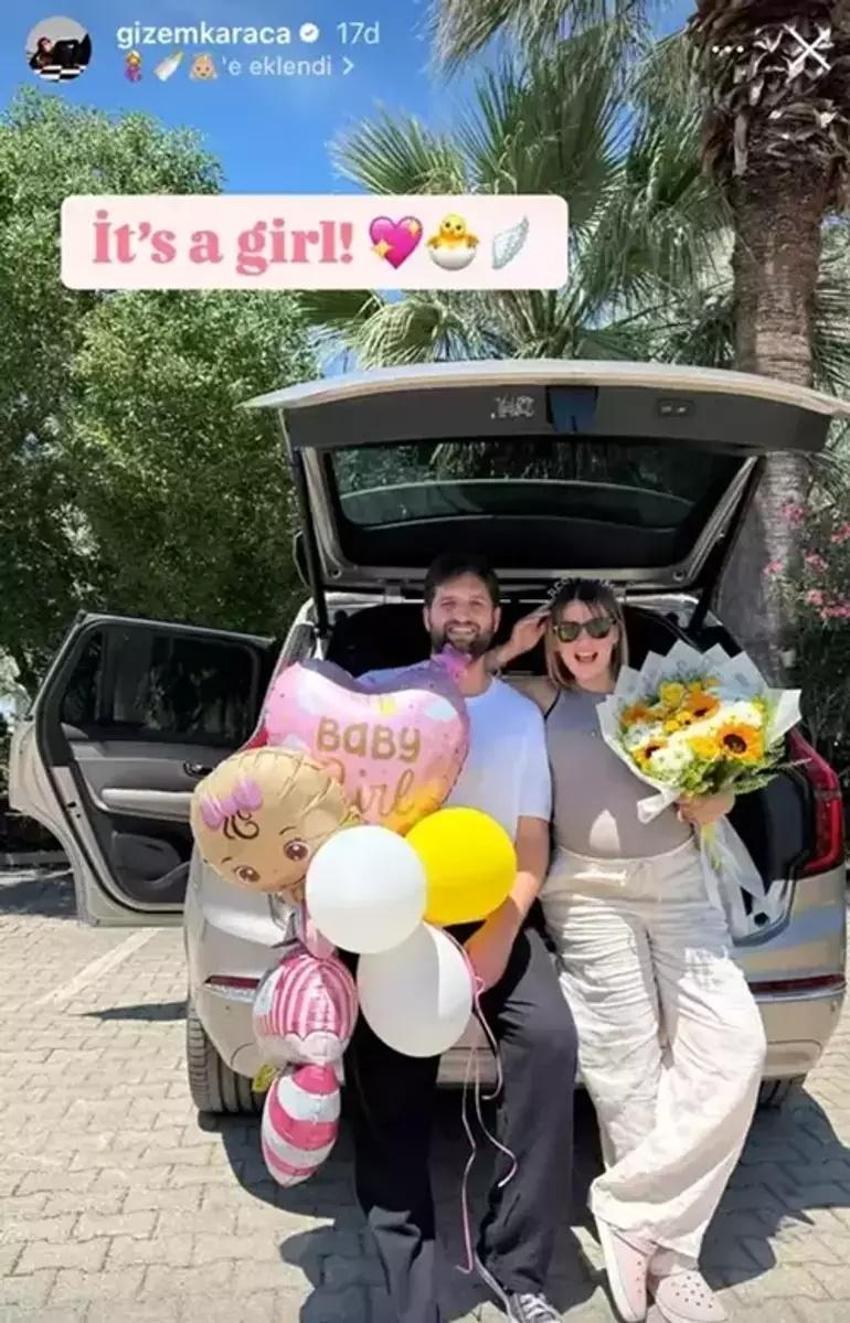 Gizem Karaca'dan 35. hafta paylaşımı! Bebeğin cinsiyeti belli oldu
