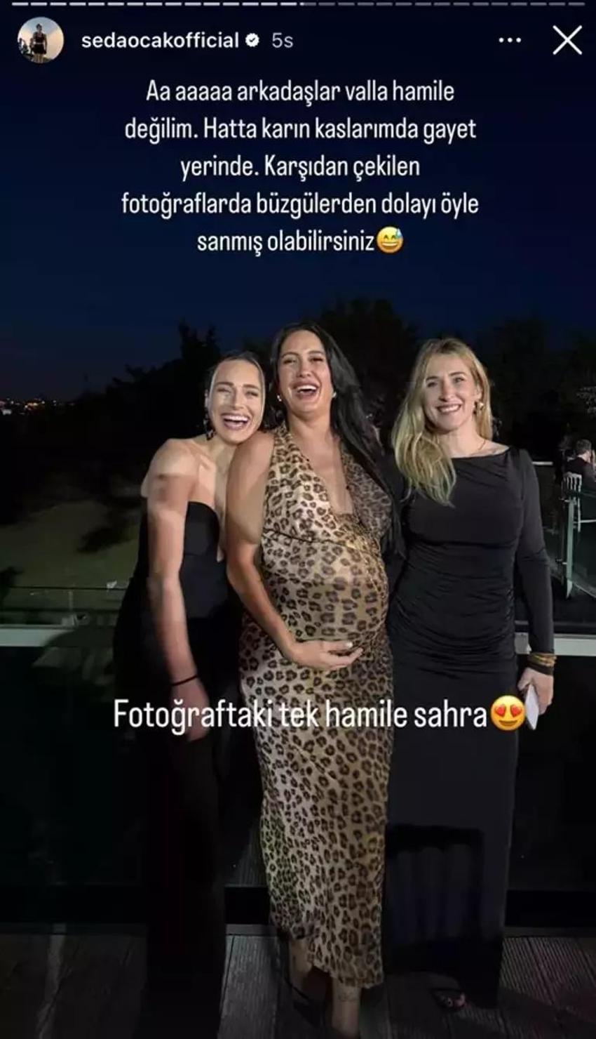 Survivor Seda'ya hamilelik şoku! Düğünde elbisenin gazabına uğradı