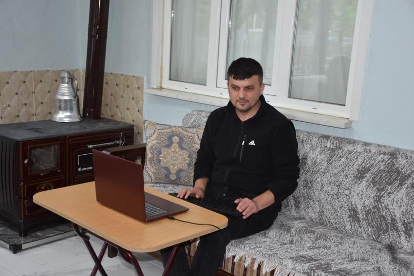 Sakarya'da görme engelli sporcu kitap yazdı