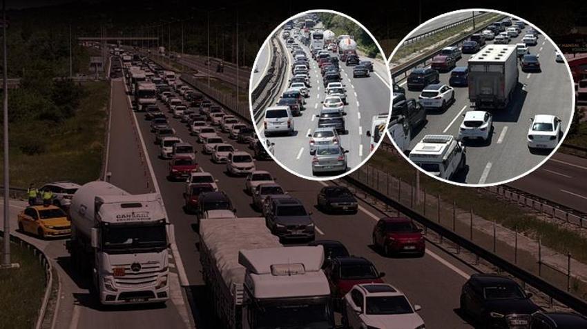 Bayram tatili sonrası dönüş çilesi başladı! Birçok noktada trafik kilit, işte son durum