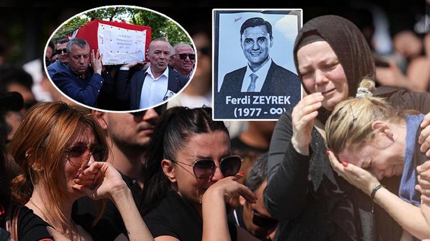 Başkan Ferdi Zeyrek'e son veda! Gözyaşları sel oldu, eşinden duygusal sözler: Bugün ona sözümü verdim