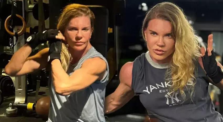 Kim der ona 60 yaşında! Spor salonundan çıkmayan Biricik Suden'in kaslı pozları olay oldu