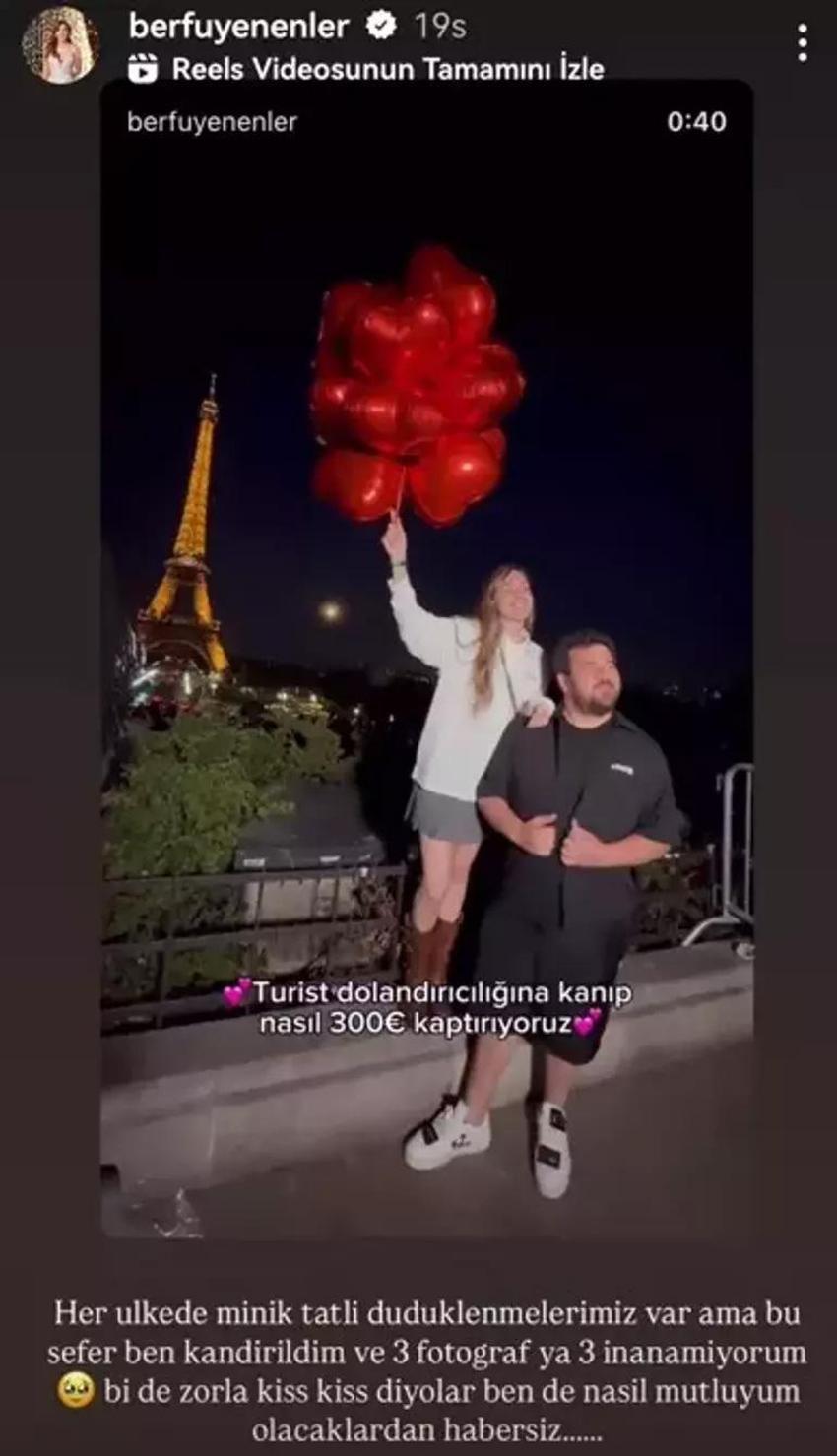 Romantik tatilleri kabusa döndü! Evlilik yıldönümlerini Paris'te geçirmek isteyen Eser - Berfu Yenenler çiftine dolandırıcı şoku