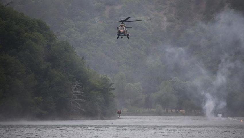 Türk Hava Kuvvetleri'nin hayat kurtaran kanatları ‘Melek Filo'dan Boraboy Gölü'nde nefes kesen tatbikat