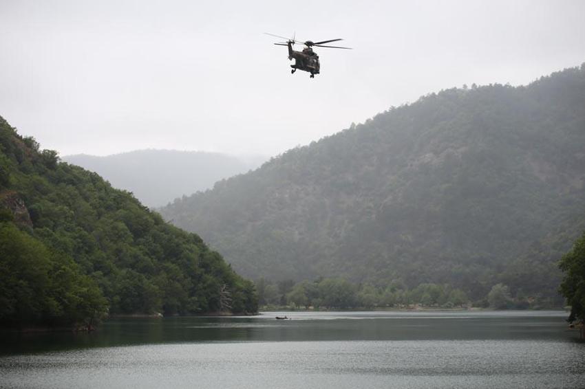 Türk Hava Kuvvetleri'nin hayat kurtaran kanatları ‘Melek Filo'dan Boraboy Gölü'nde nefes kesen tatbikat
