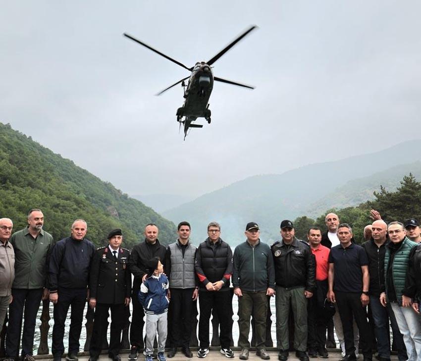 Türk Hava Kuvvetleri'nin hayat kurtaran kanatları ‘Melek Filo'dan Boraboy Gölü'nde nefes kesen tatbikat