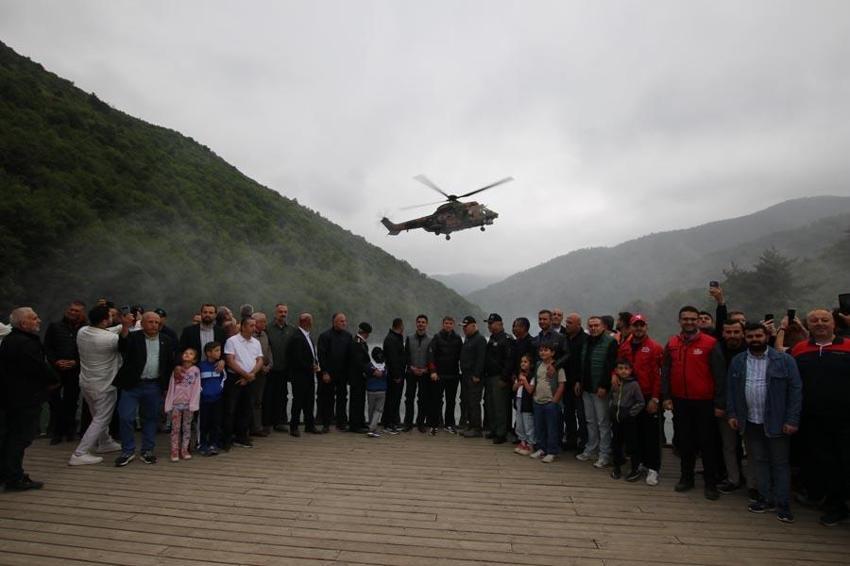 Türk Hava Kuvvetleri'nin hayat kurtaran kanatları ‘Melek Filo'dan Boraboy Gölü'nde nefes kesen tatbikat
